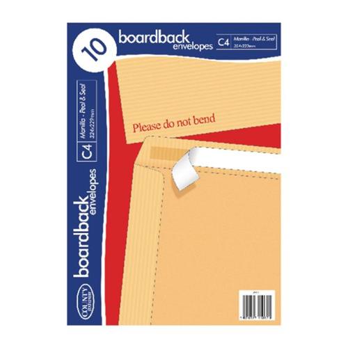 County Envelopes – C4 Manilla Boardback